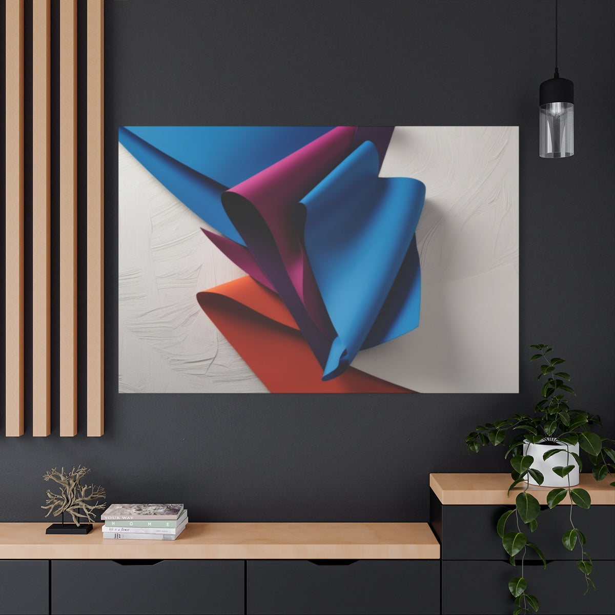 Vibrant Folds of Color