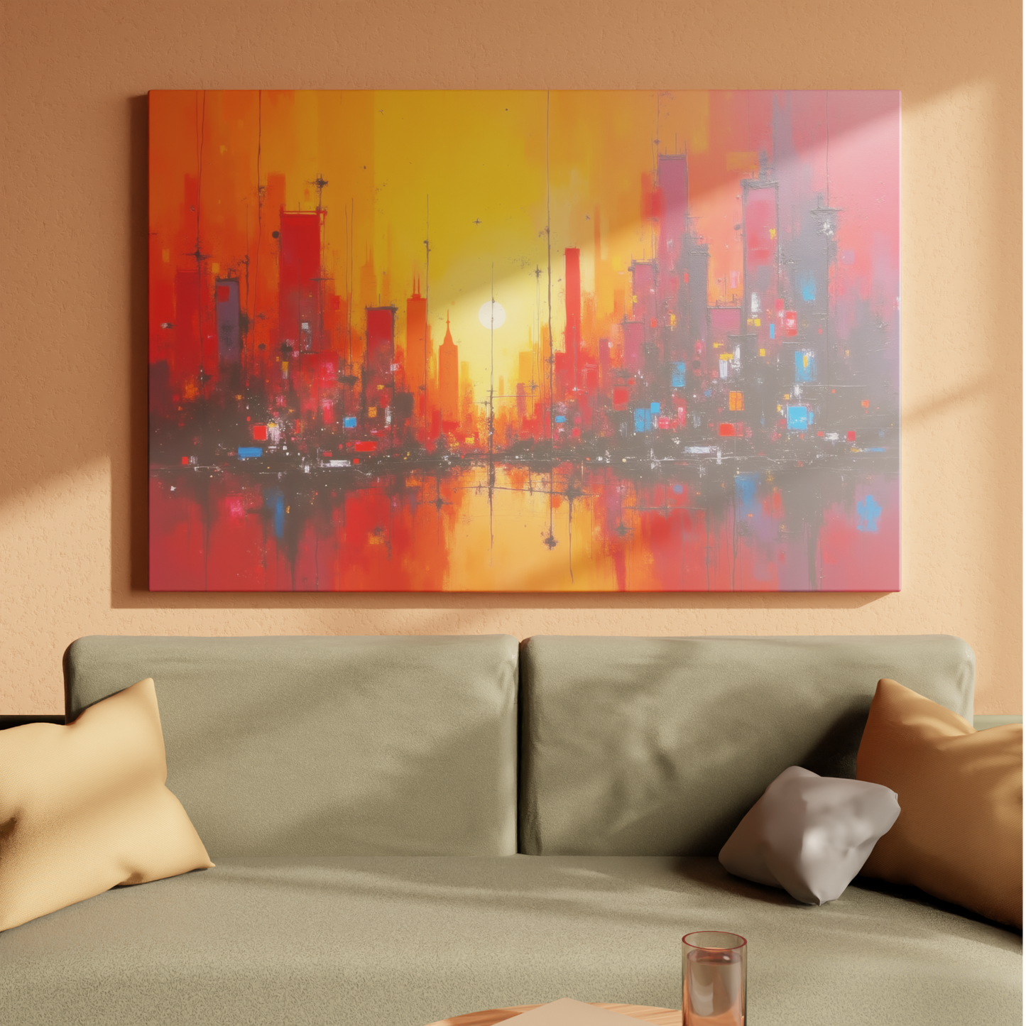 Sunset Symphony: Urban Silhouettes
