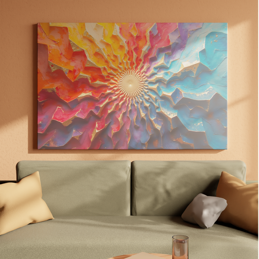 Vortex of Vibrant Hues