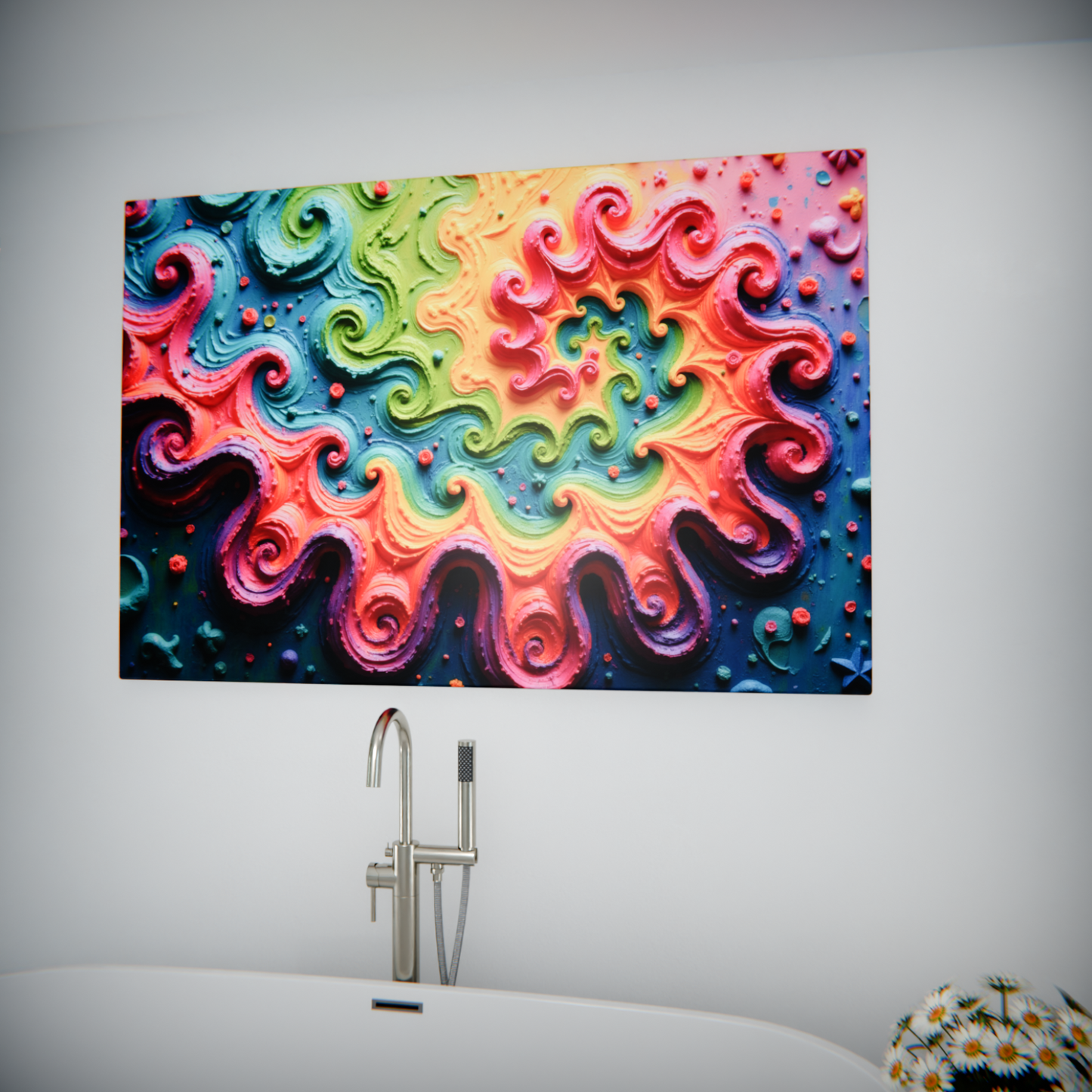 Swirling Vortex of Colors