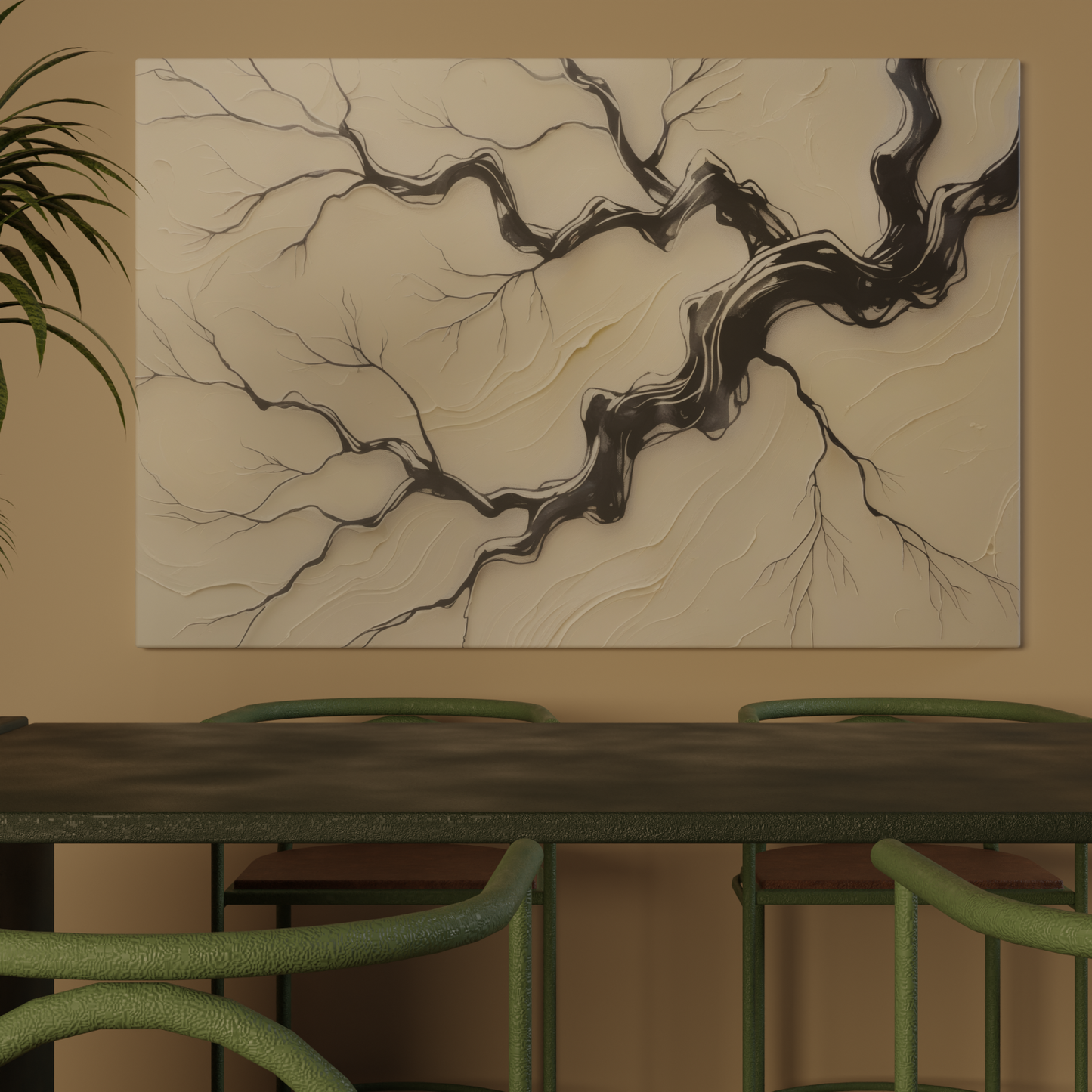 Ethereal Branches in Monochrome