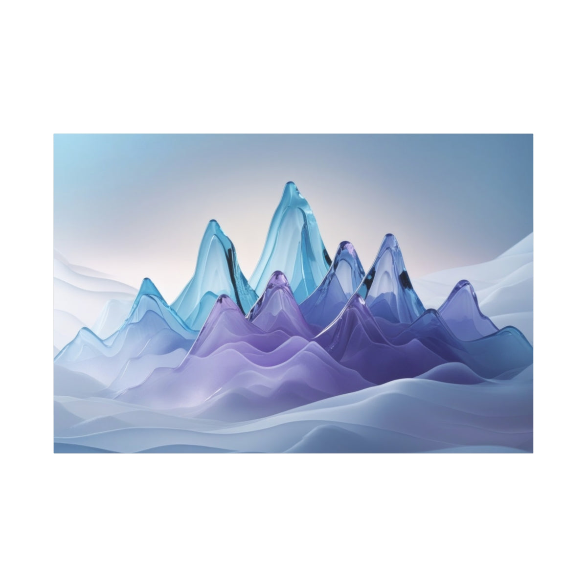 Ethereal Peaks of Glass