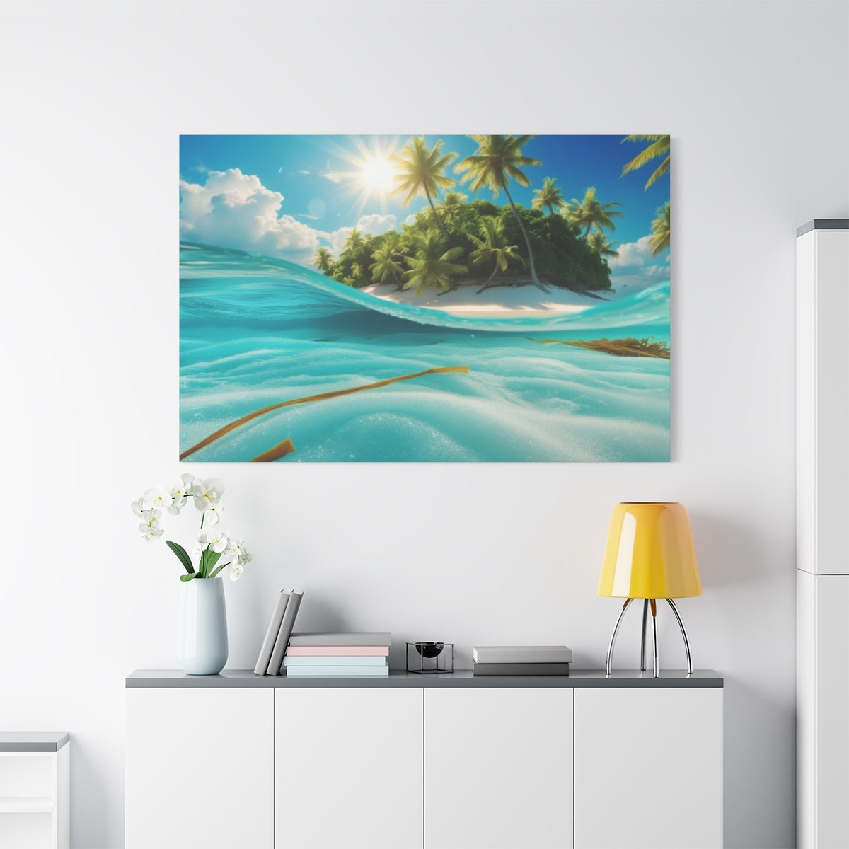 Island Serenity: Above and Below