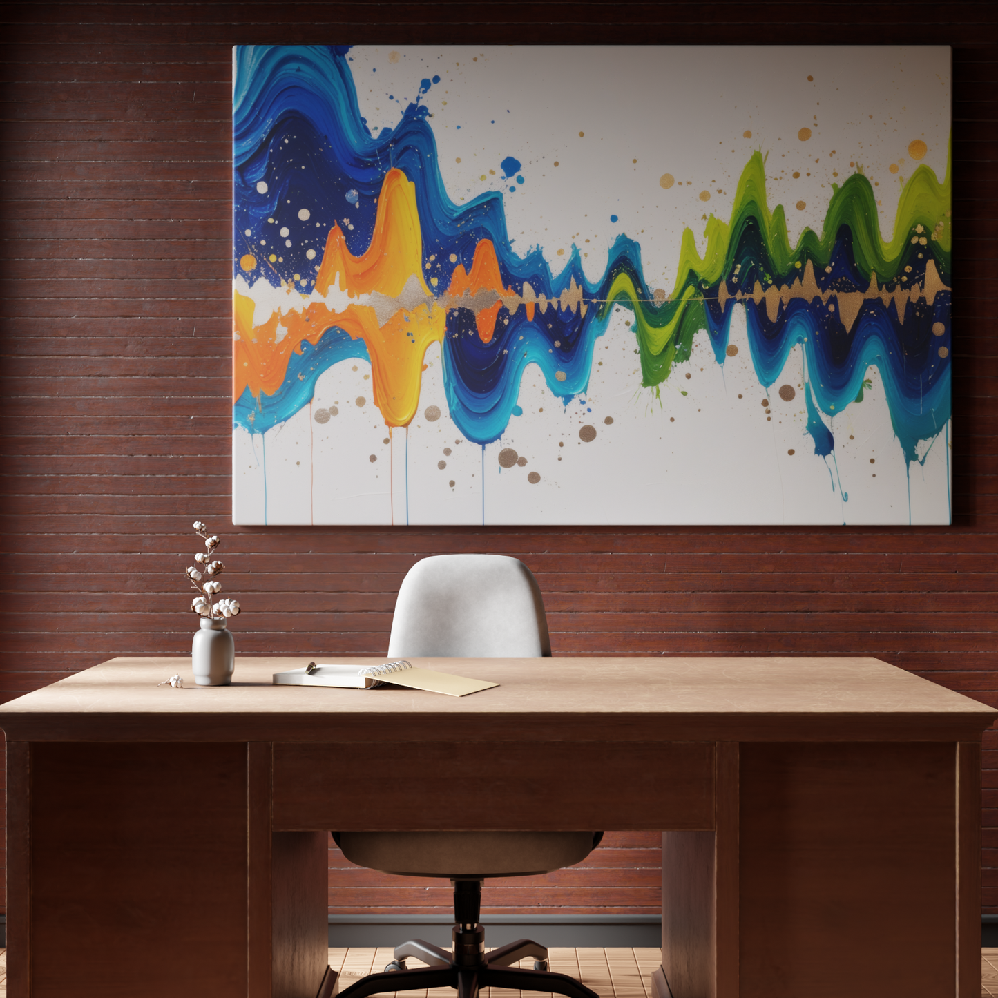 Vibrant Symphony of Waves