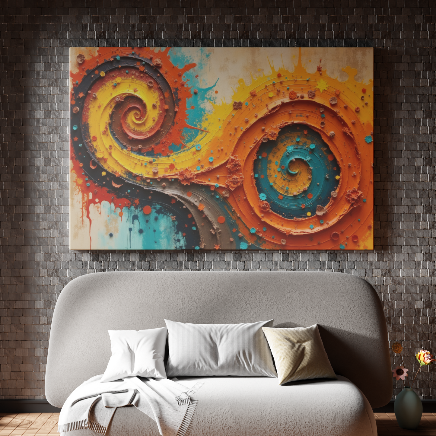 Vibrant Swirls of Creation