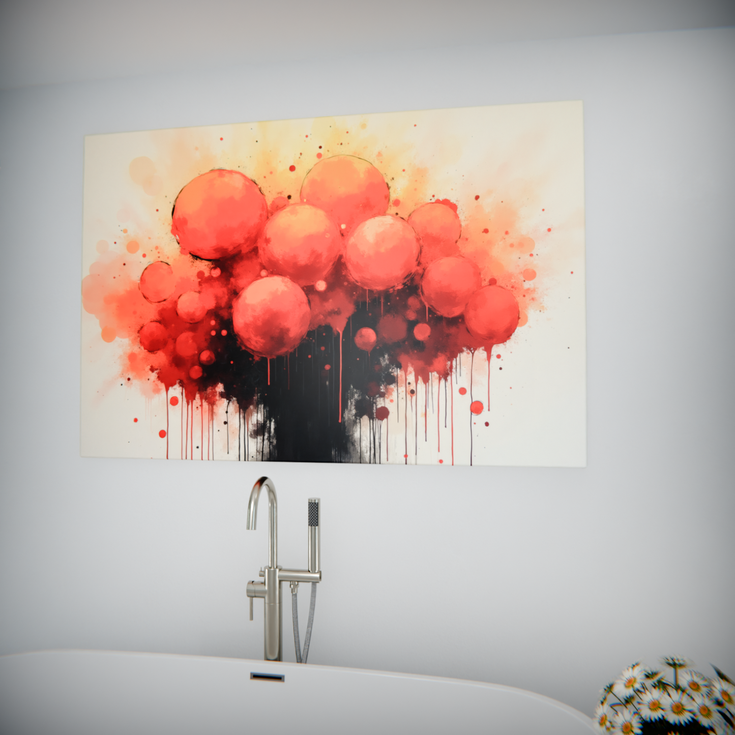 Eruption of Red and Orange