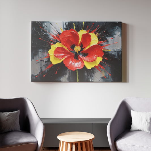 Explosive Floral Elegance
