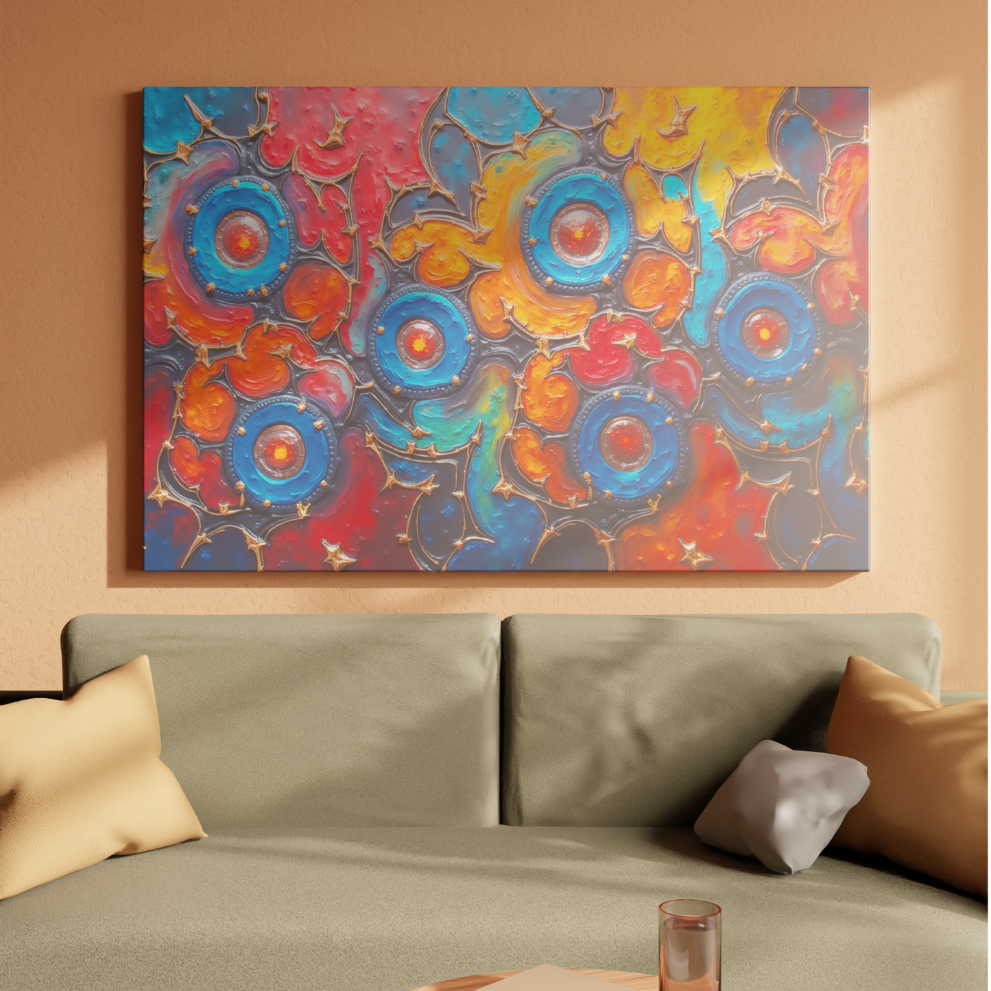 Galactic Whirlwind: Dance of Cosmic Colors