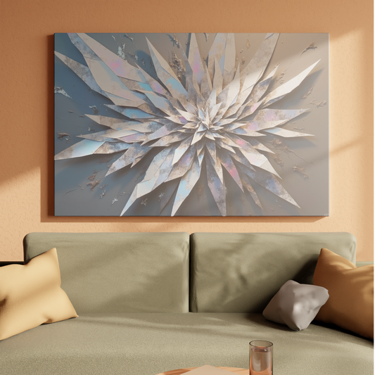Burst of Metallic Petals