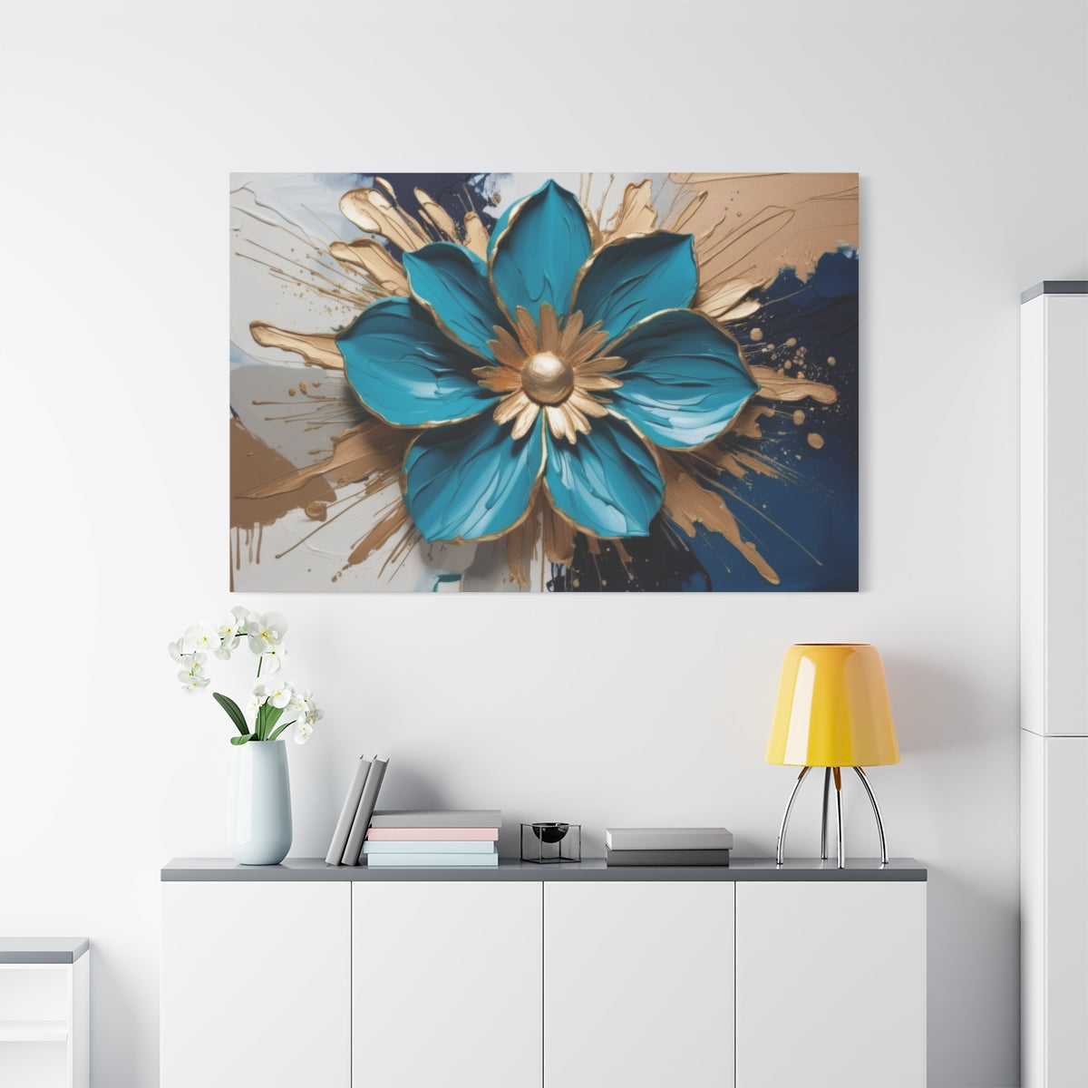 Blossom in Blue and Gold