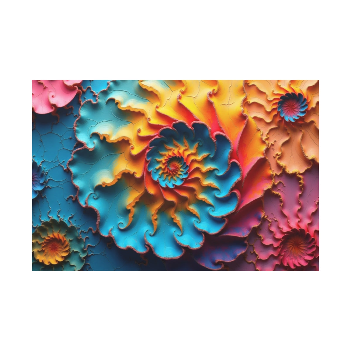 Vibrant Spiral Abstractions