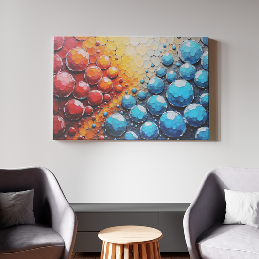 Chromatic Spheres Collision