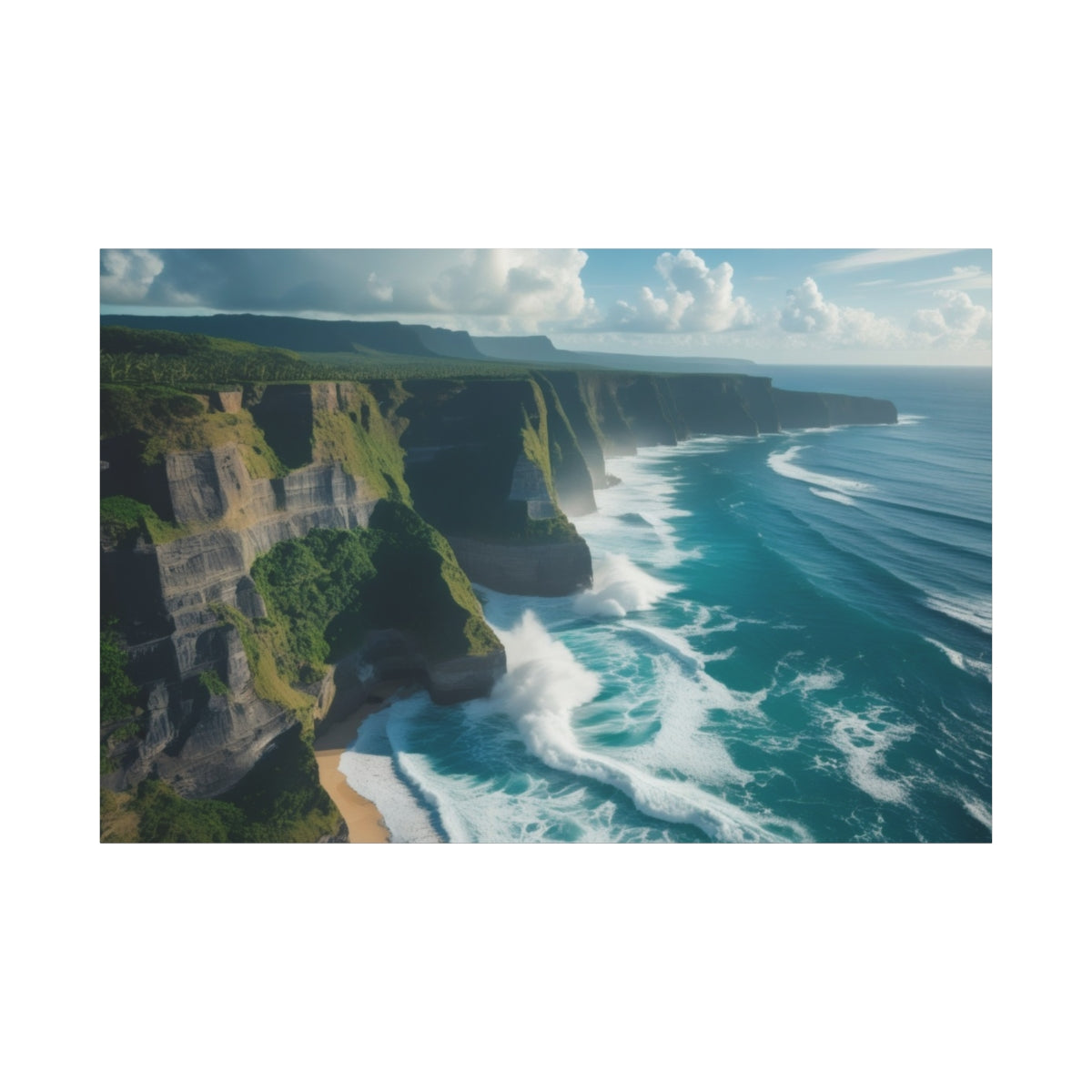 Majestic Cliffs and Ocean Symphony