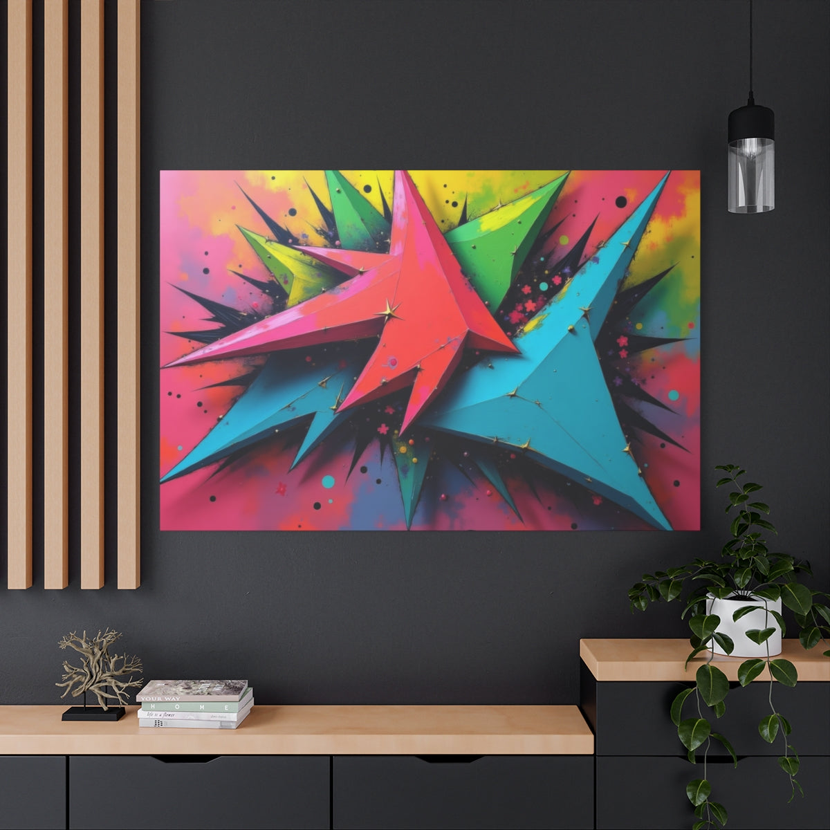 Explosive Geometric Symphony