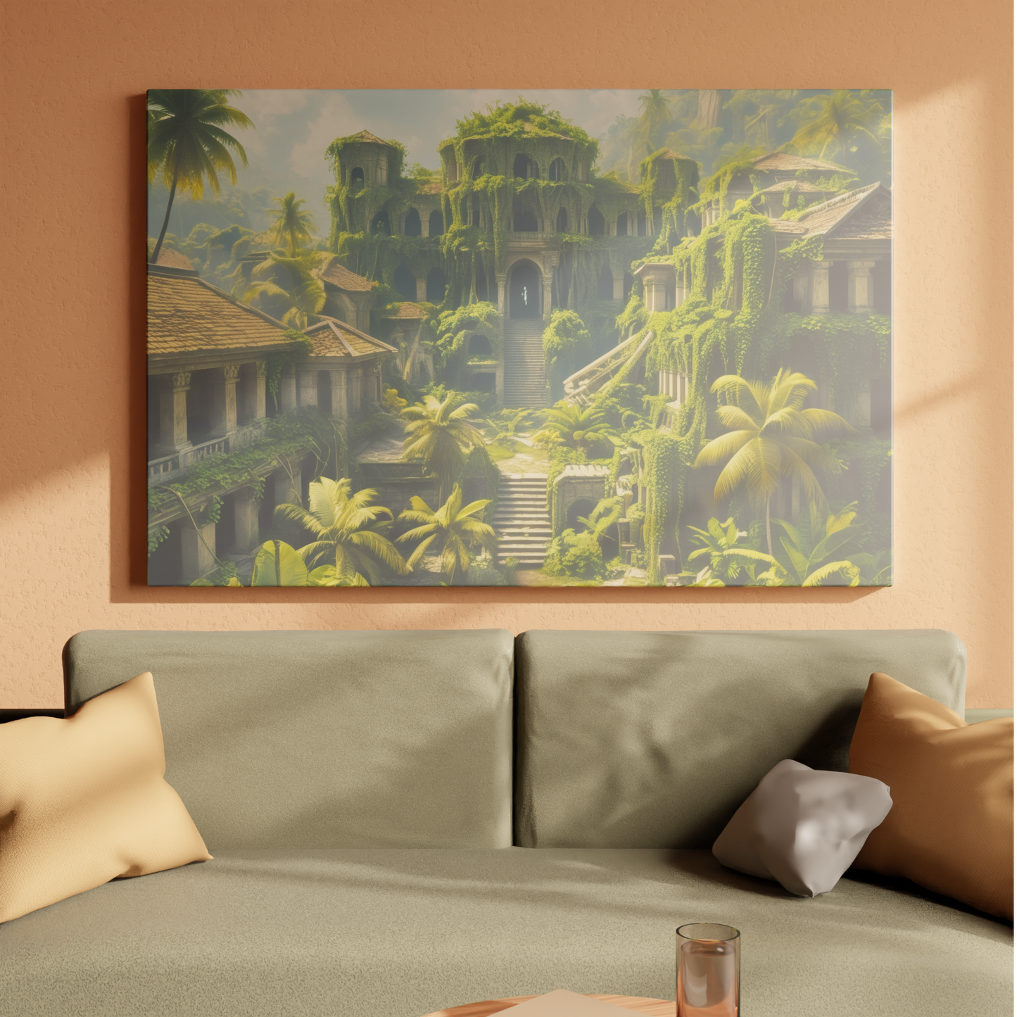 Lush Ruins in the Tropics