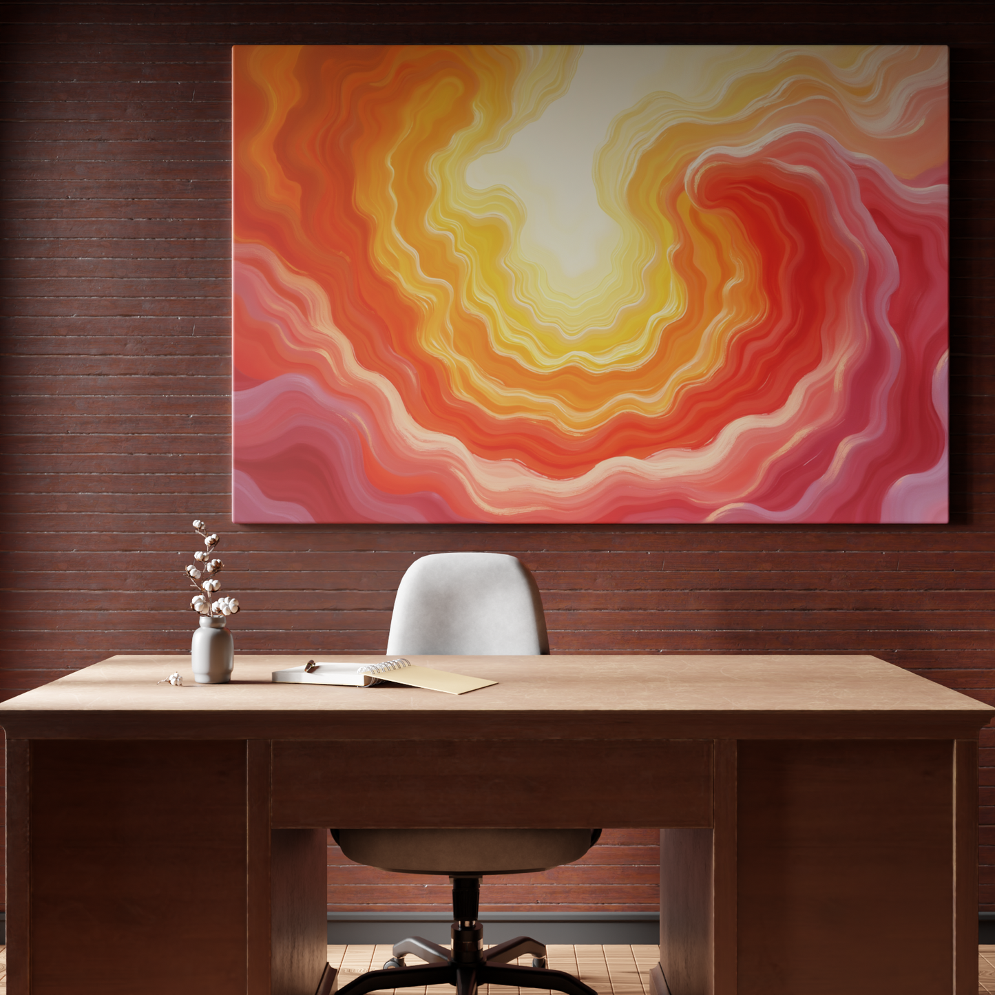 Radiant Sunset Waves