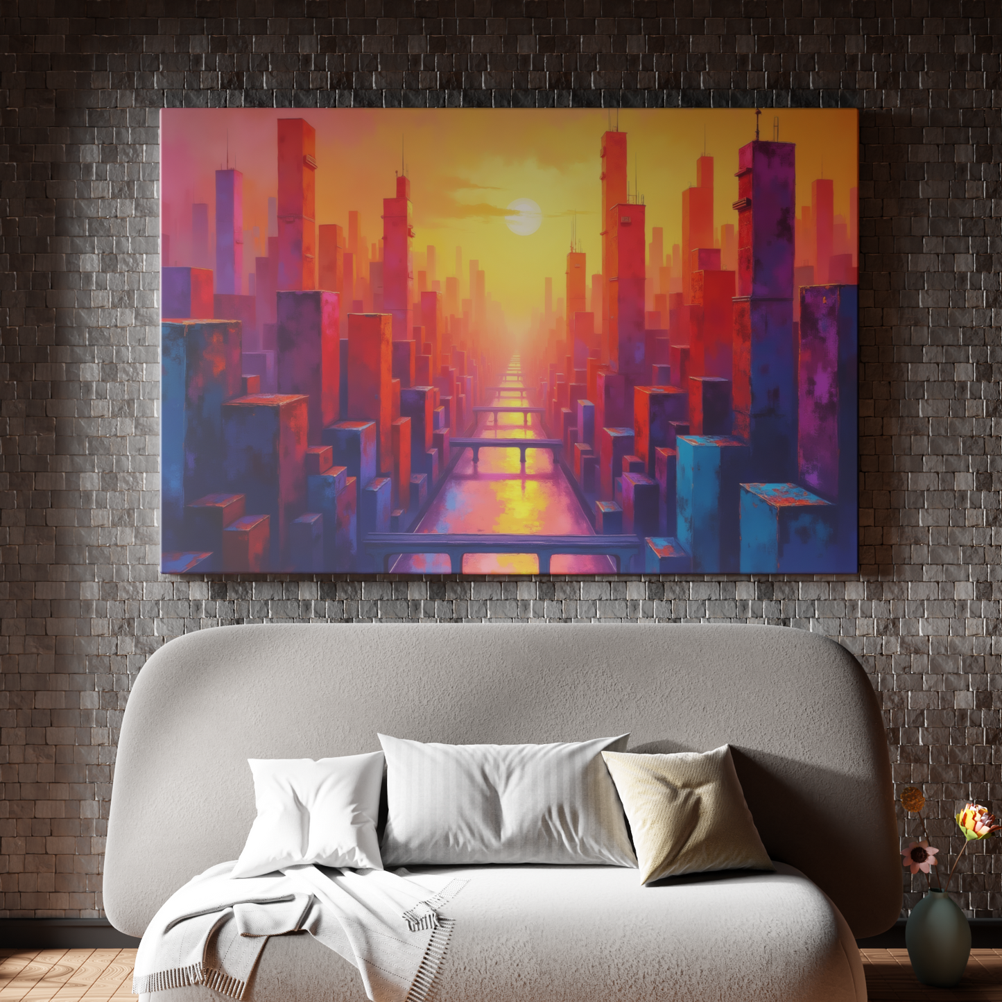 Sunset Over Metropolis