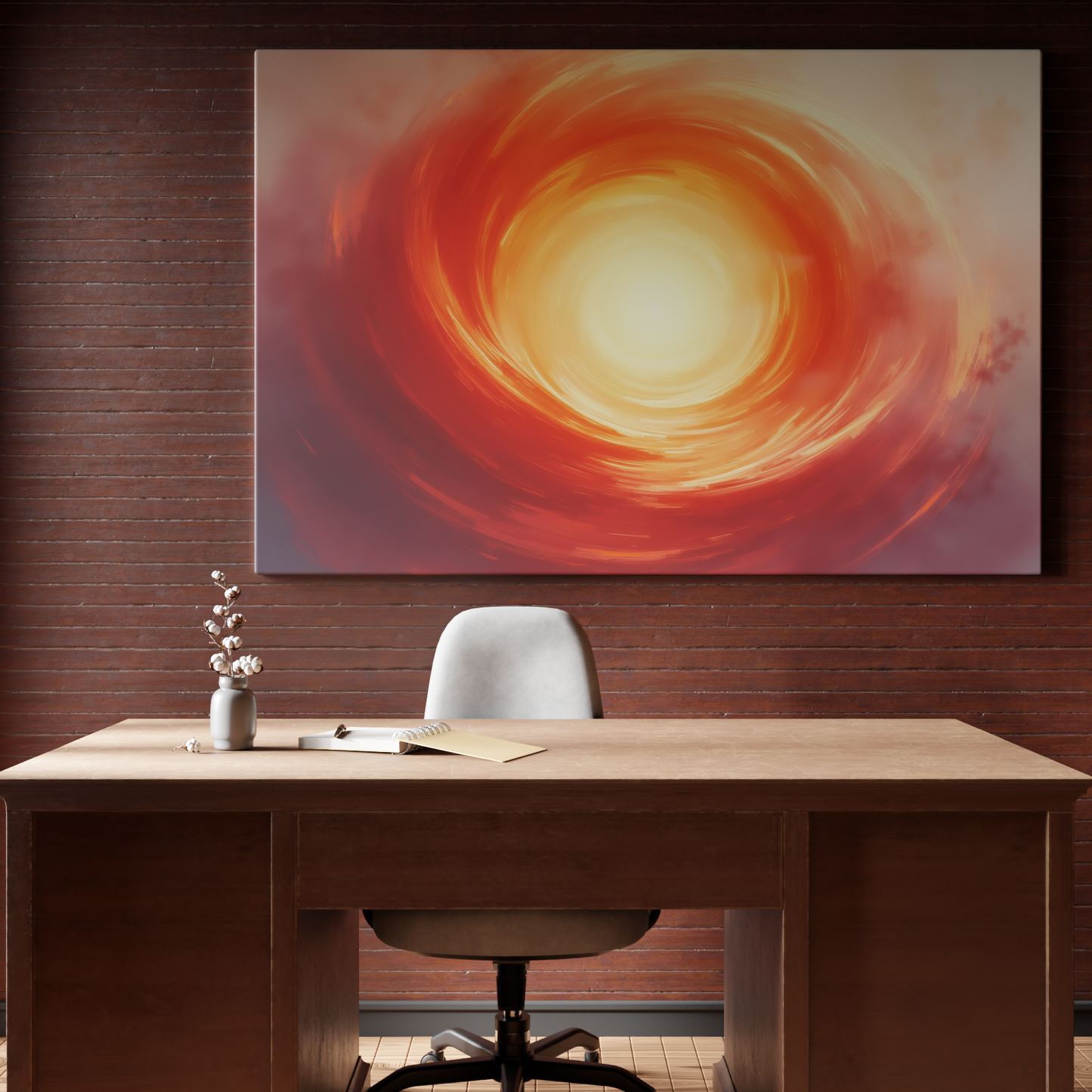 Fiery Eye of the Universe