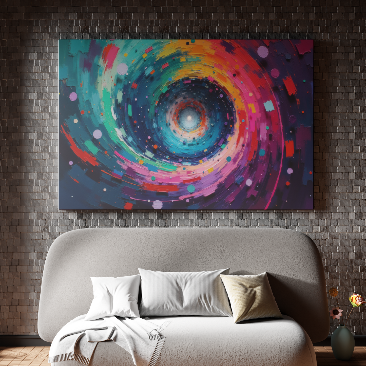 Cosmic Vortex of Color