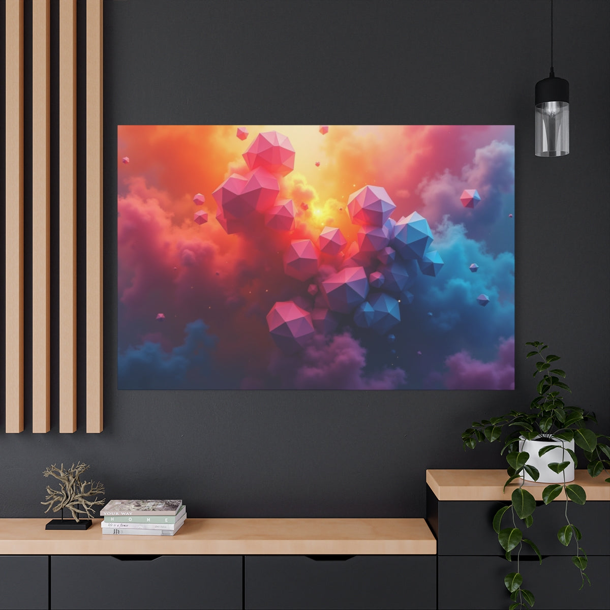 Geometric Journey Through Nebulous Skies