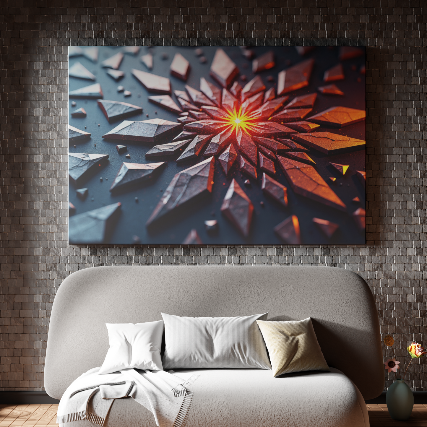 Geometric Solar Flare