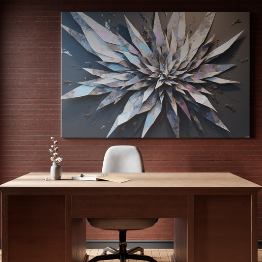 Burst of Metallic Petals