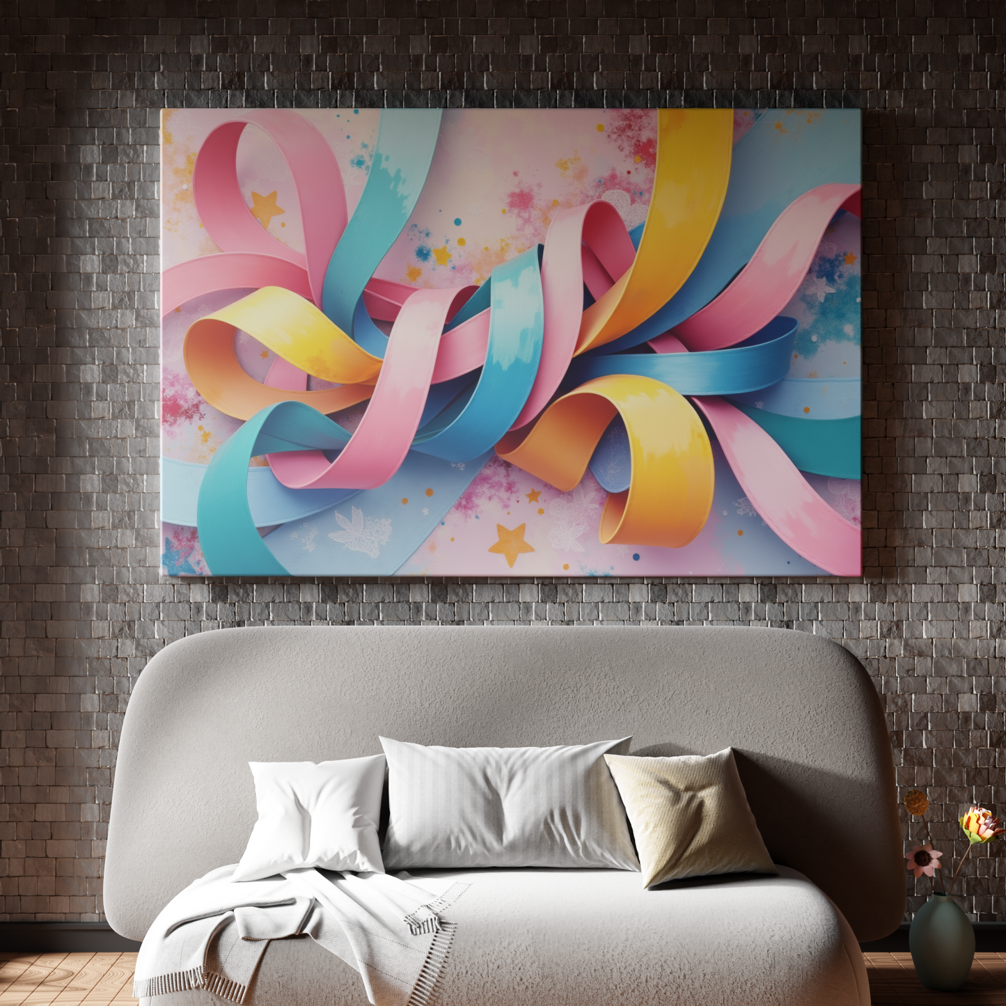 Vibrant Whirl of Joy