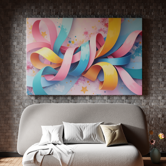 Vibrant Whirl of Joy