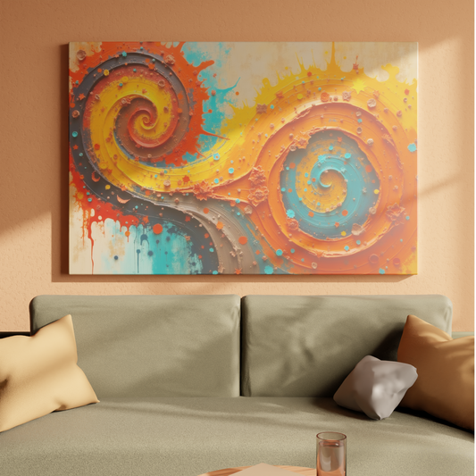 Vibrant Swirls of Creation