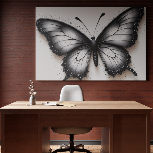 Ink Butterfly Elegance