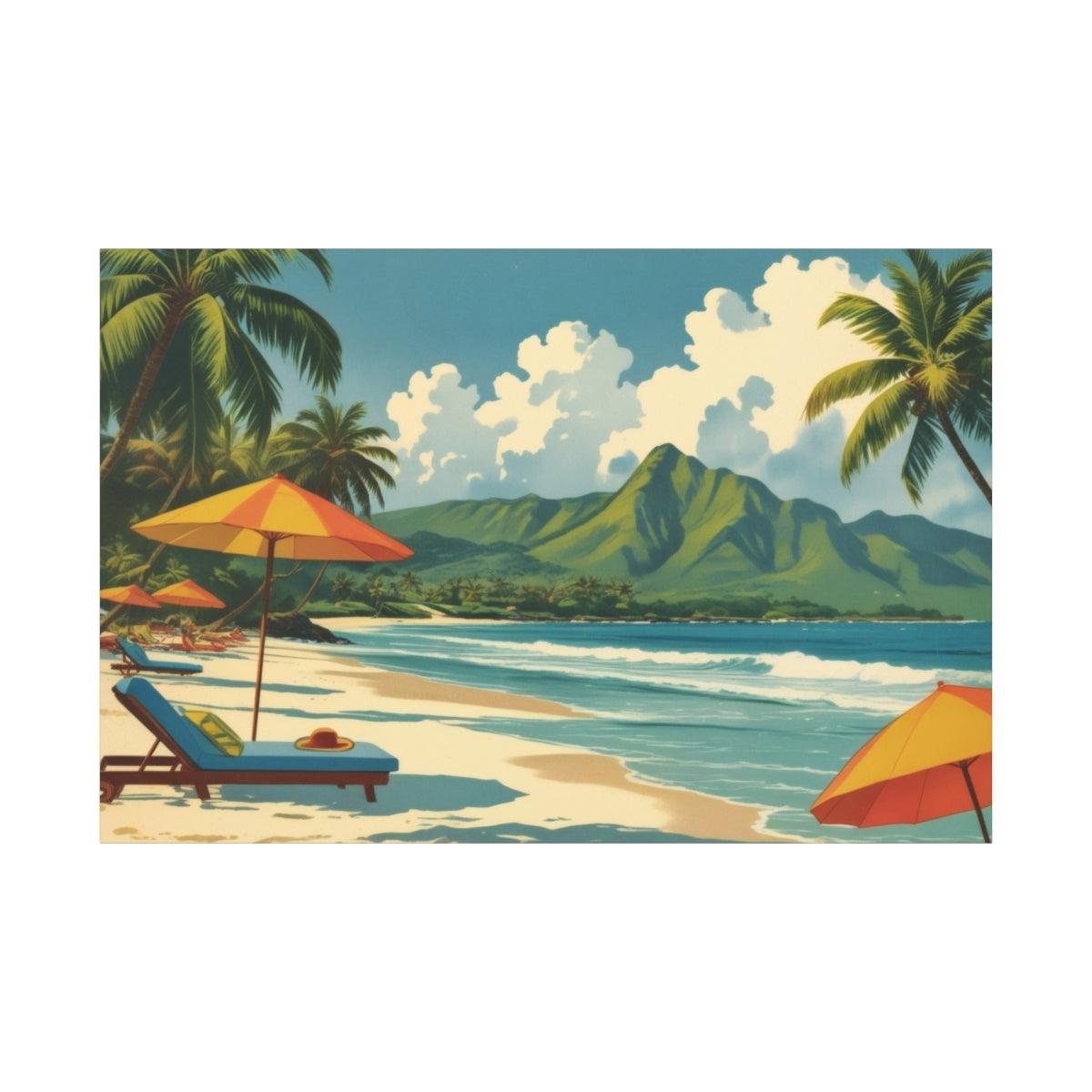 Tropical Escape Under Parasol