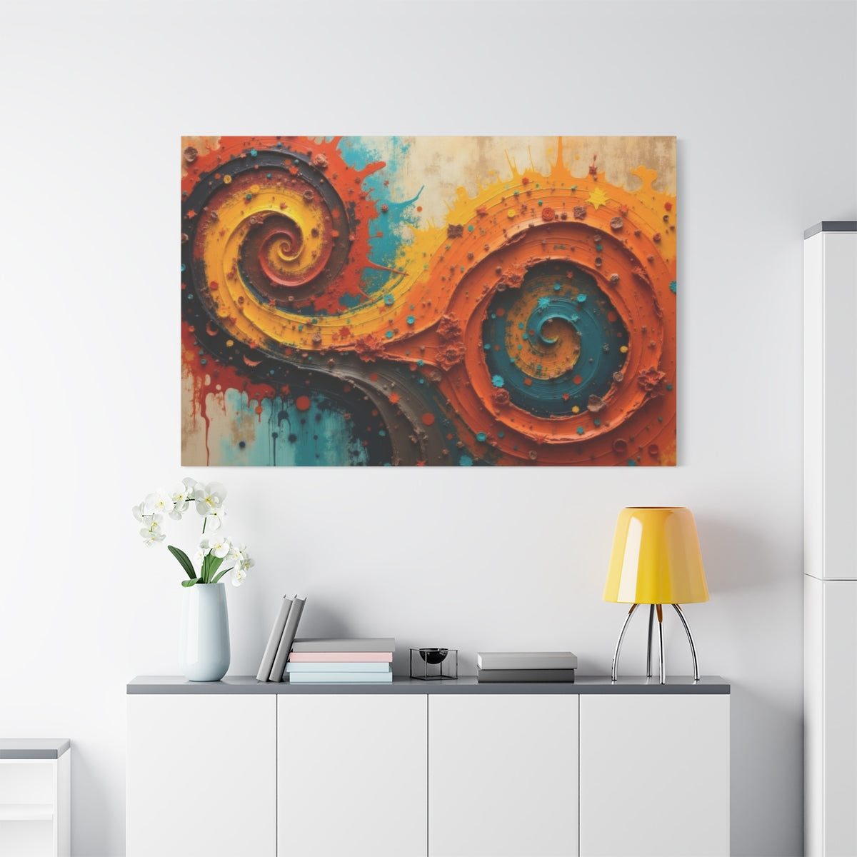 Vibrant Swirls of Creation
