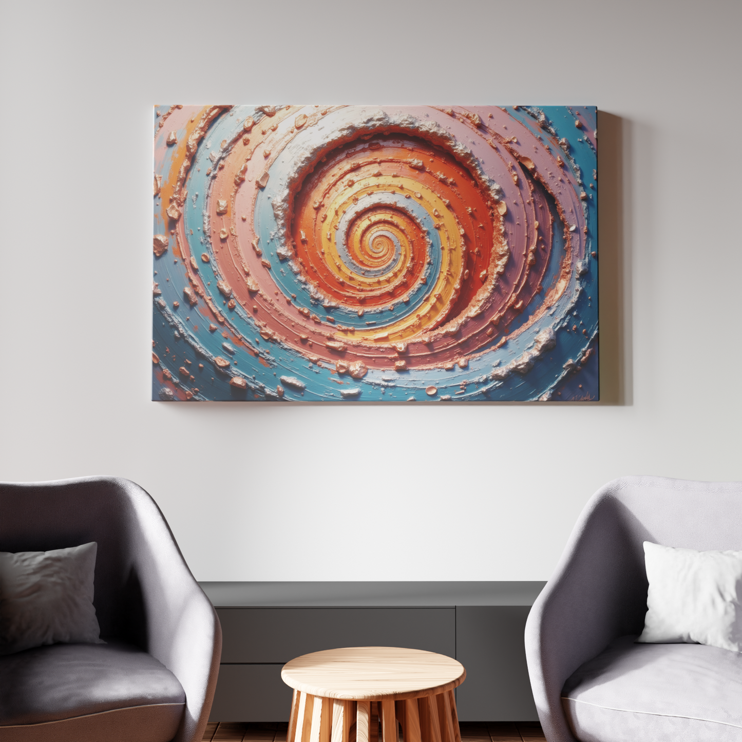 Swirling Color Symphony