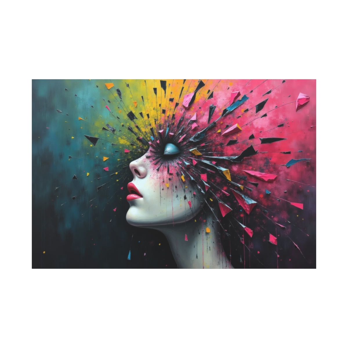 Explosive Color Portrait