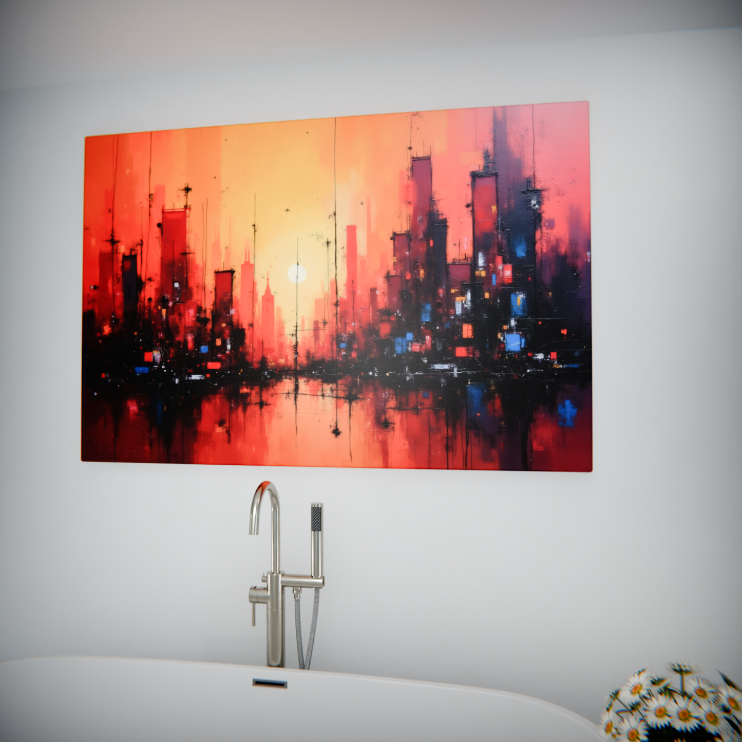 Sunset Symphony: Urban Silhouettes