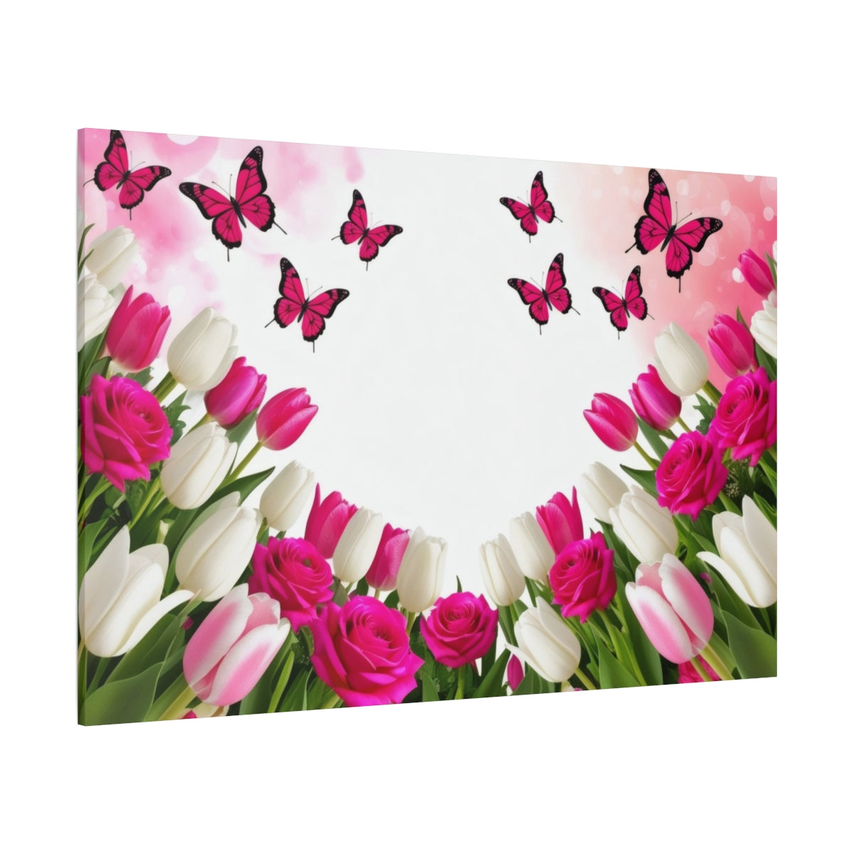 Floral Symphony of Butterflies