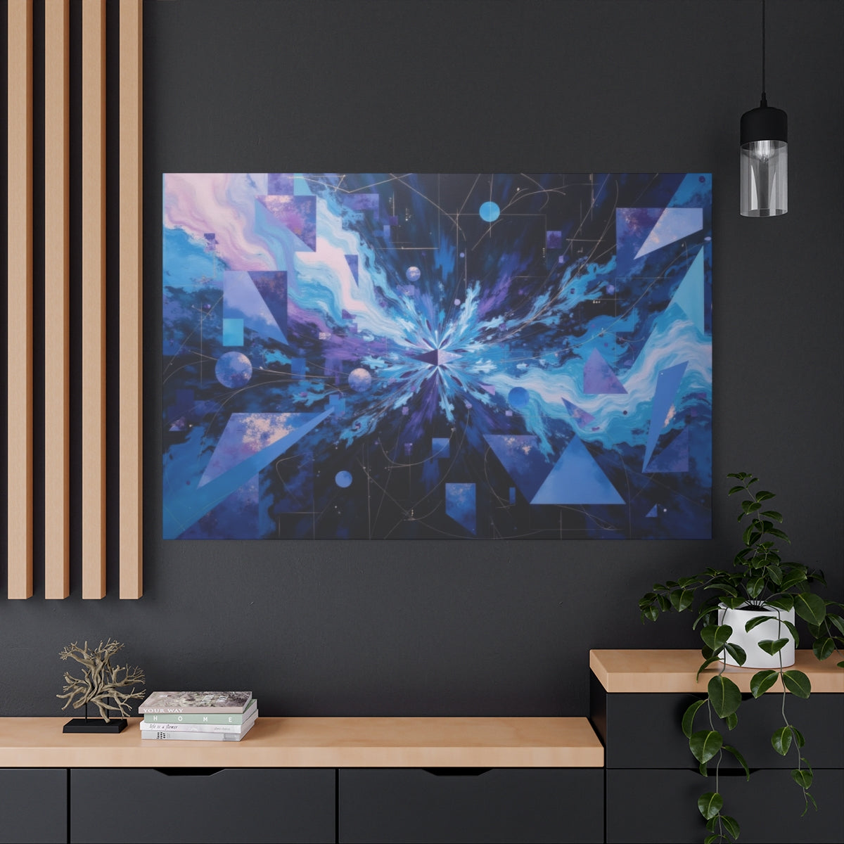 Cosmic Abstract: Universes Collide