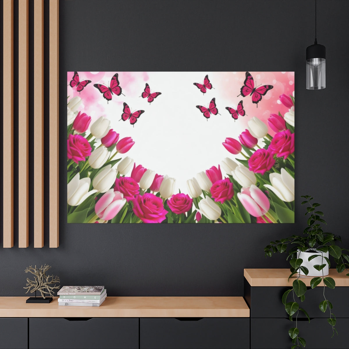 Floral Symphony of Butterflies
