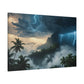 Storm Over Tropical Mountains