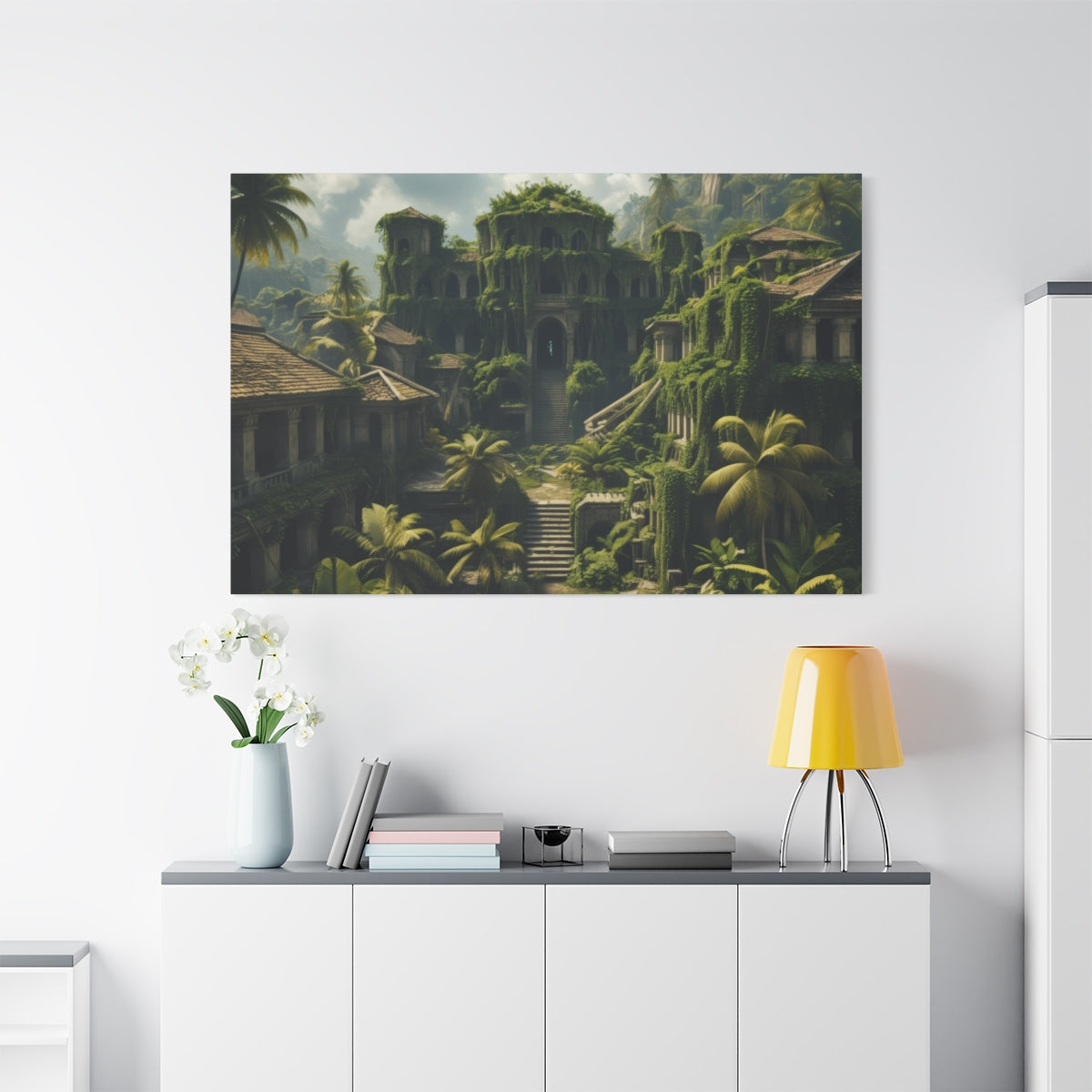 Lush Ruins in the Tropics