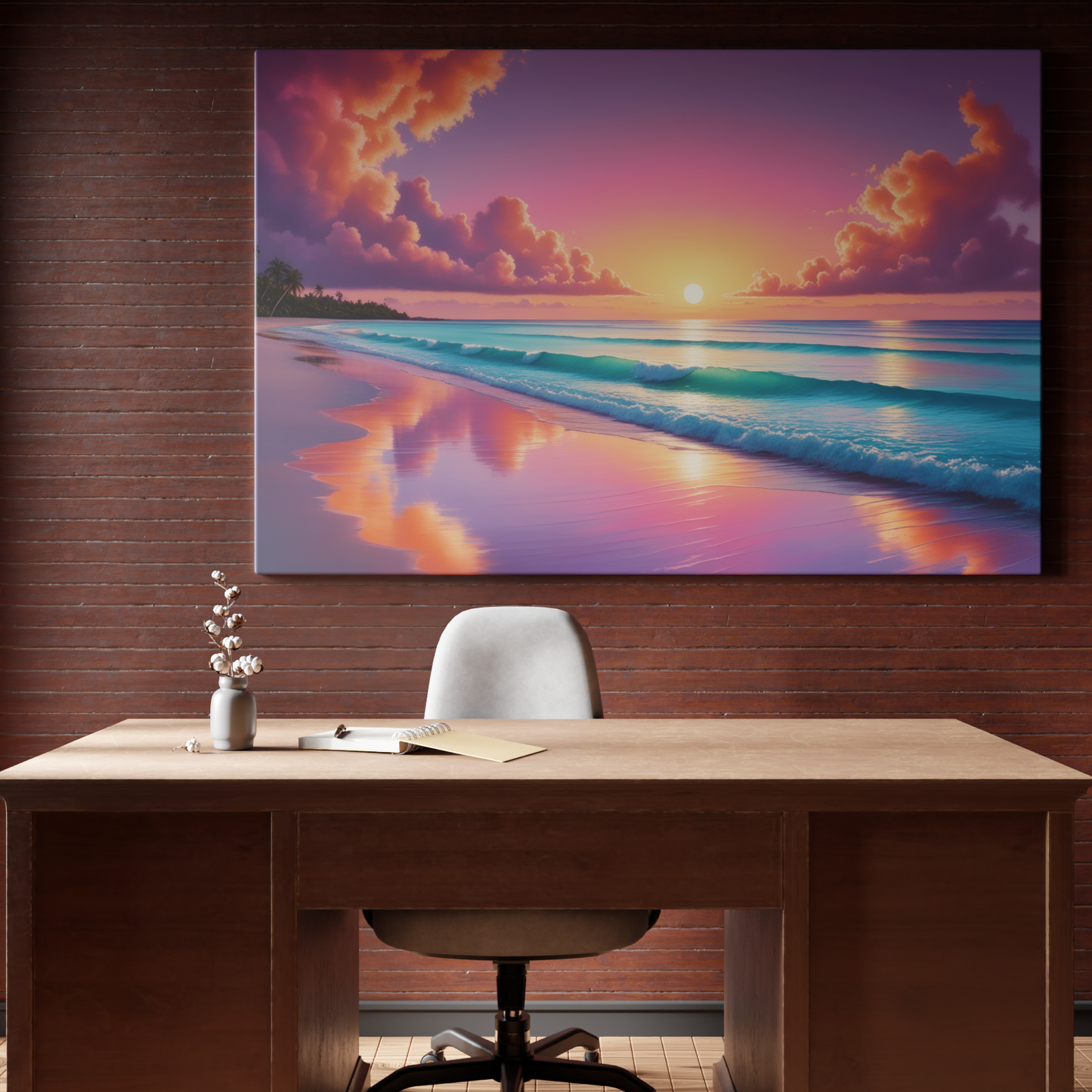 Sunset Reverie on Tropical Shores