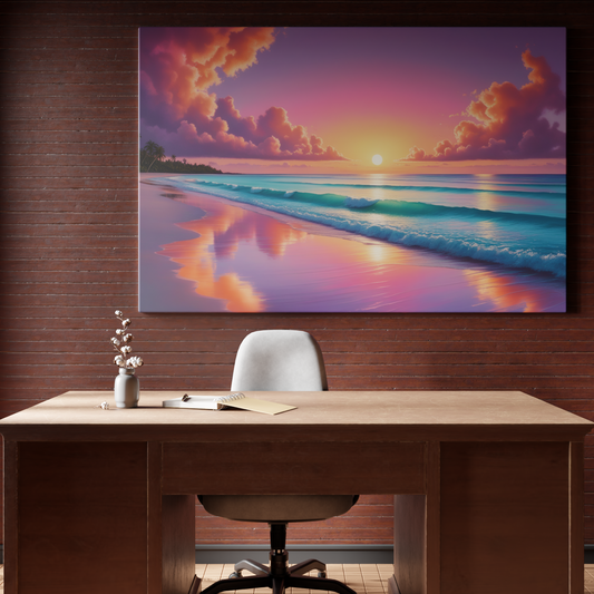 Sunset Reverie on Tropical Shores