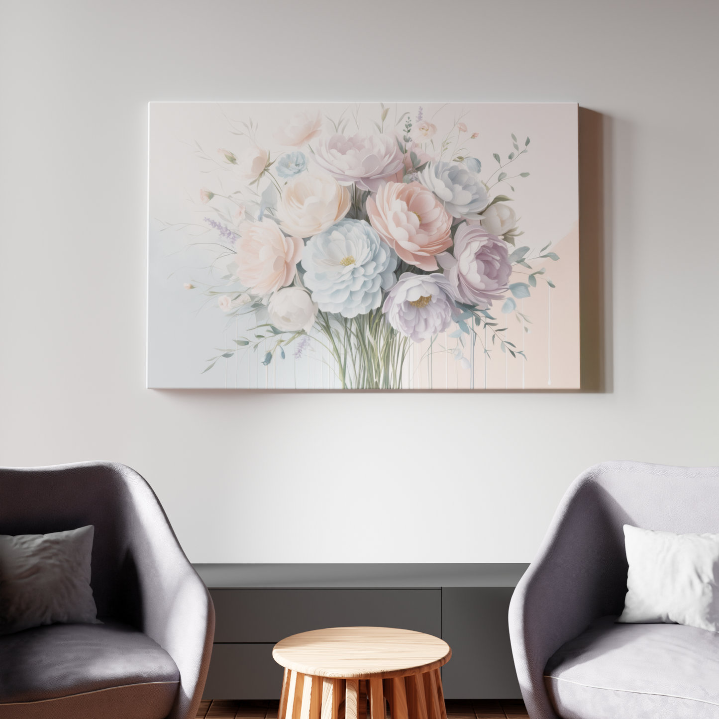 Pastel Blossoms on a Spring Breeze