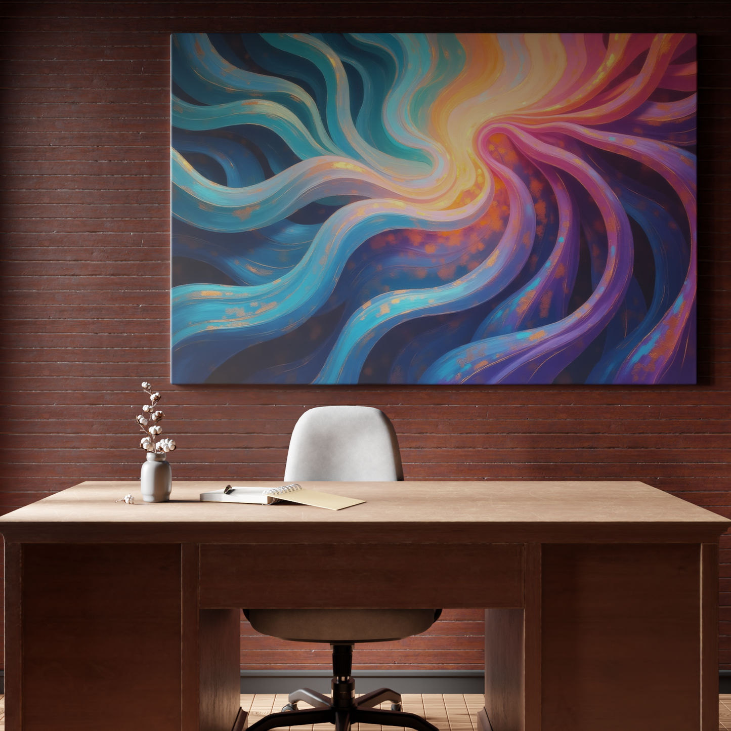Ethereal Flow of Colors