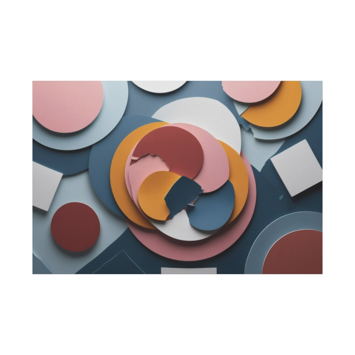 Abstract Geometry of Circles and Squares