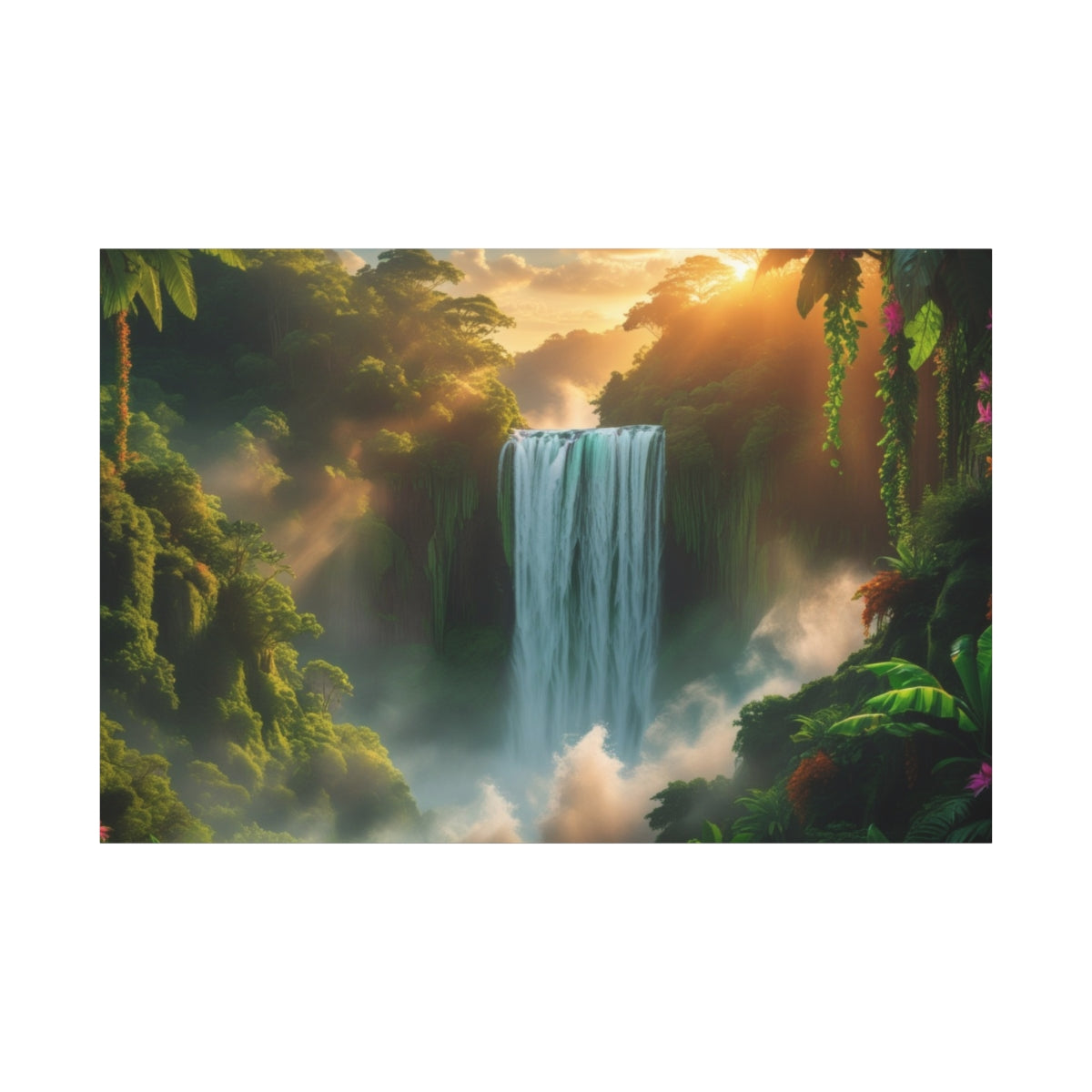Misty Jungle Falls