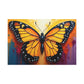 Vibrant Monarch on Splashing Hues