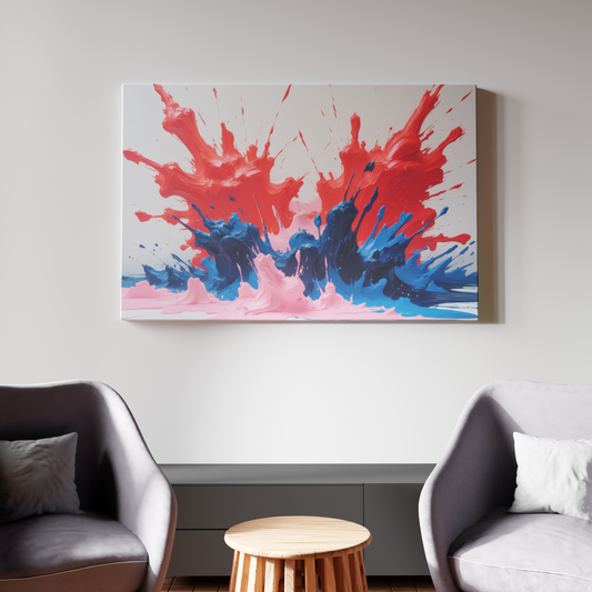 Vibrant Paint Splash Symphony