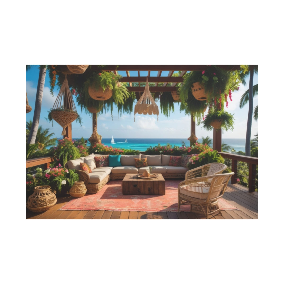 Tropical Oasis Retreat on a Beachfront