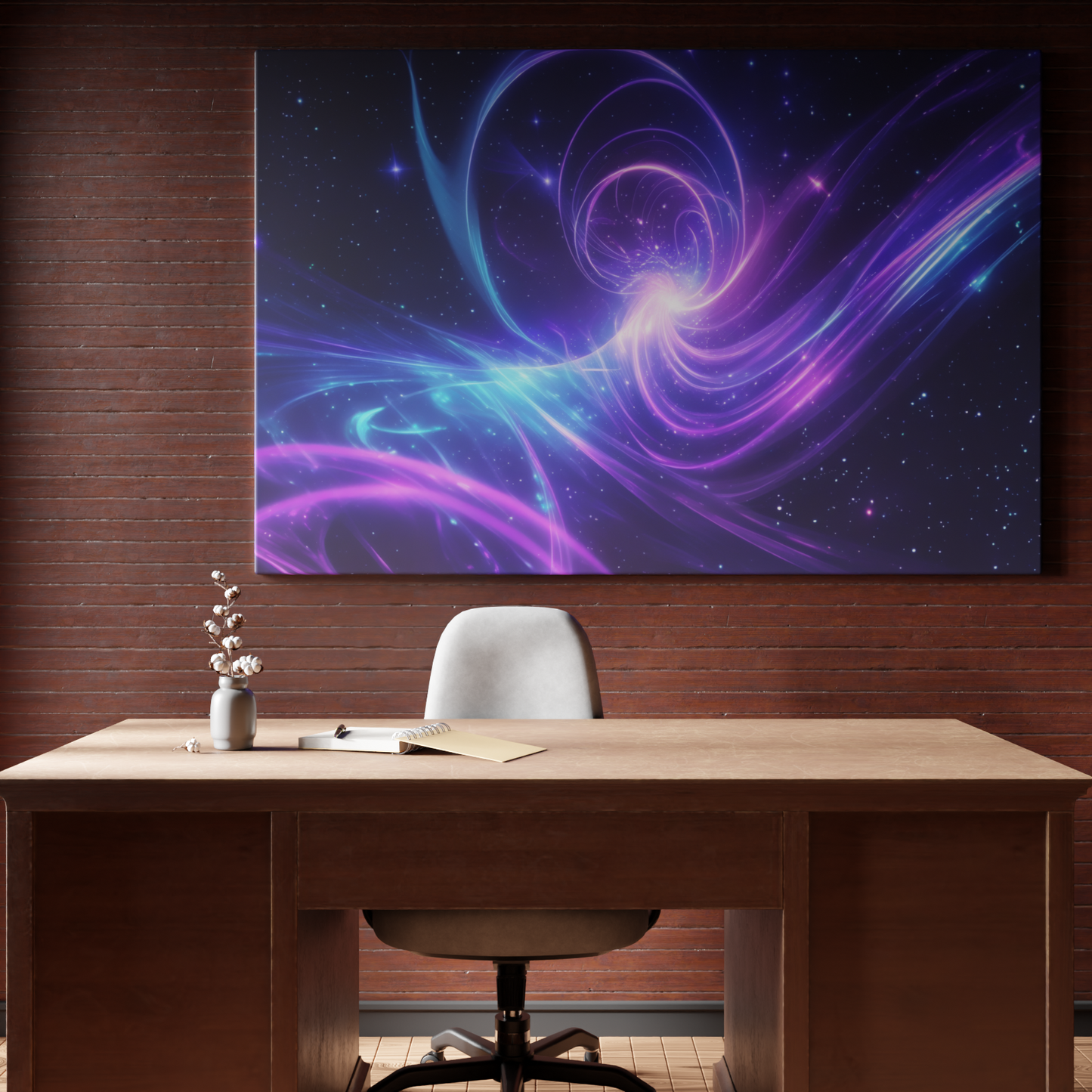 Cosmic Swirl: A Dance of Colors